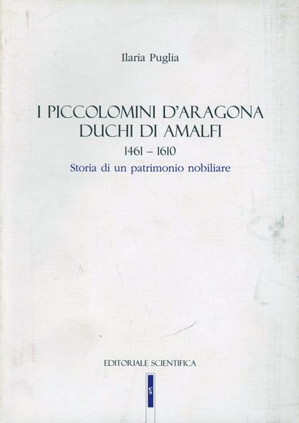 I Piccolomini d'Aragona duchi di Amalfi 1461-1610. Storia di un patrimonio nobiliare - Ilaria Puglia - copertina