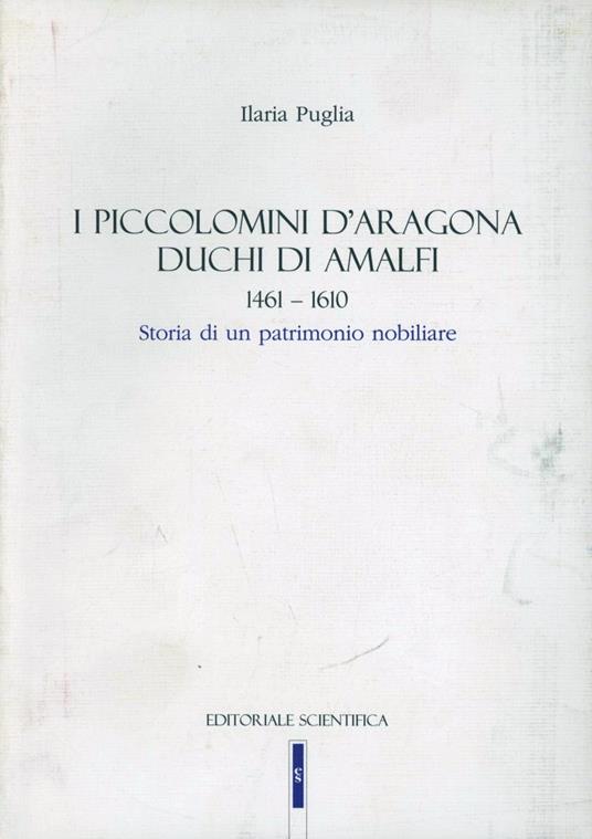 I Piccolomini d'Aragona duchi di Amalfi 1461-1610. Storia di un patrimonio nobiliare - Ilaria Puglia - copertina