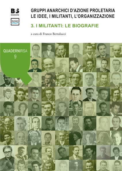 Gruppi anarchici d'azione proletaria. Le idee, i militanti, l'organizzazione. Vol. 3: militanti: le biografie, I. - copertina