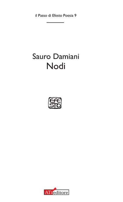 Nodi - Sauro Damiani - copertina