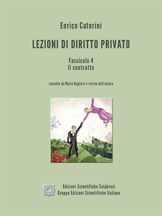 Il Lezioni di diritto privato. Vol. 4 - Enrico Caterini - ebook
