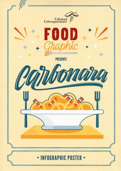 Carbonara. Infographic poster. Ediz. italiana e inglese - copertina