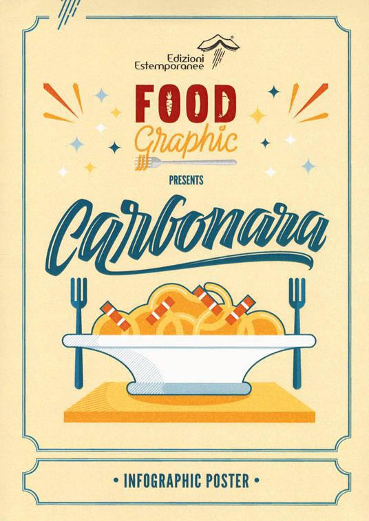 Carbonara. Infographic poster. Ediz. italiana e inglese - copertina