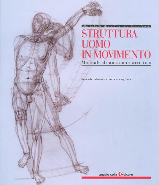 Struttura uomo in movimento. Manuale di anatomia artistica. Ediz. a colori - Alberto Lolli,Mauro Zocchetta,Renzo Peretti - copertina