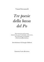 Tre poesie della Bassa del Po