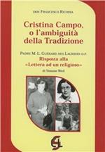 Cristina Campo o l'ambiguità della tradizione. Risposta alla lettera ad un religioso di Simone Weil