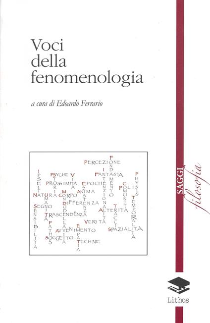 Voci della fenomenologia - copertina