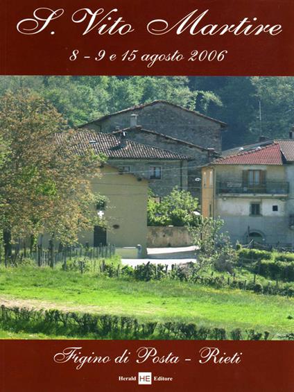 San Vito martire 2006 - copertina