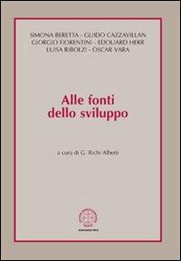 Alle fonti dello sviluppo - copertina