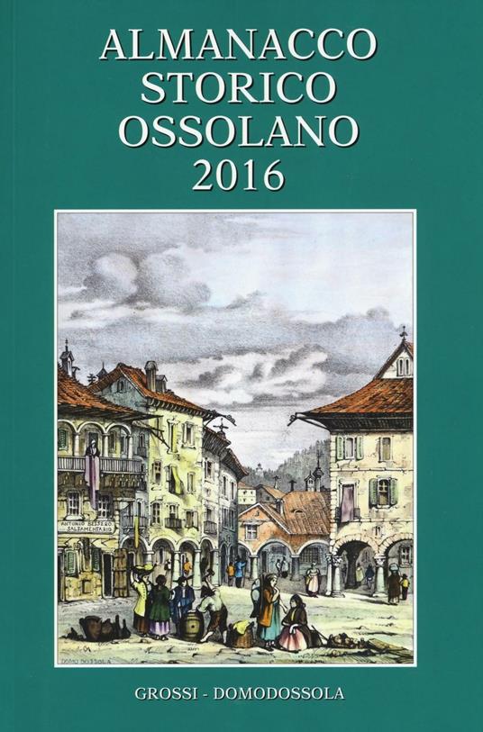 Almanacco storico ossolano 2016 - copertina