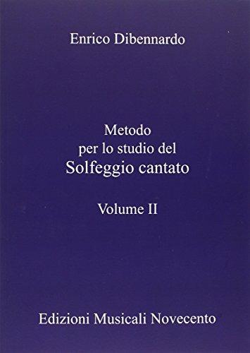 Metodo per lo studio del solfeggio cantato - Enrico Dibennardo - copertina