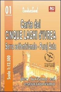 Carta dei cinque laghi d'Ivrea - Nicola Muntoni - copertina