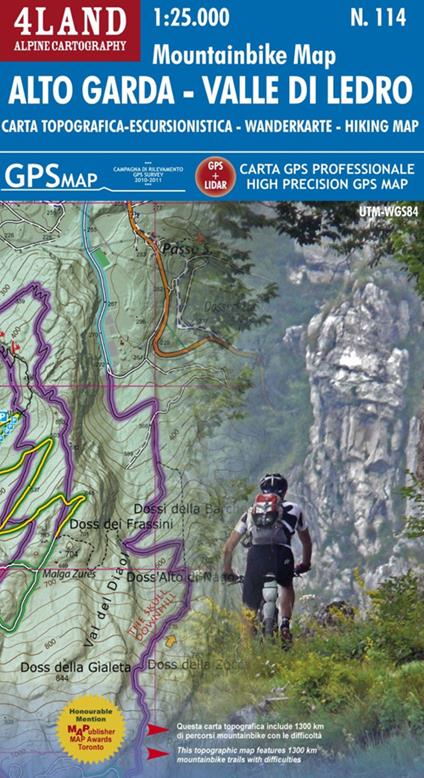 Alto Garda, valle di Ledro. Mountainbike 2008-09 - Enrico Casolari,Remo Nardini - copertina