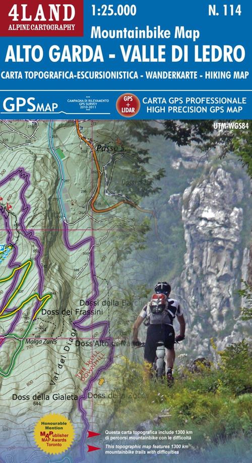 Alto Garda, valle di Ledro. Mountainbike 2008-09 - Enrico Casolari,Remo Nardini - copertina