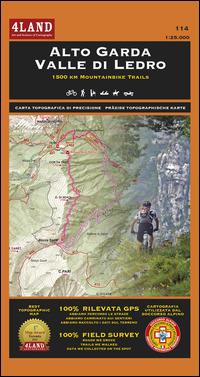 Alto Garda valle di Ledro. 1500 km mountainbike trails. Ediz. italiana, inglese e tedesca - Enrico Casolari,Remo Nardini - copertina