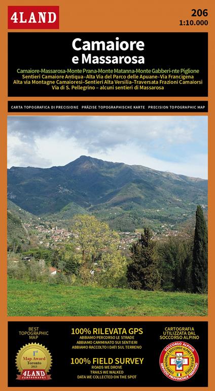 Camaiore e Massarosa 1:25.000 - copertina