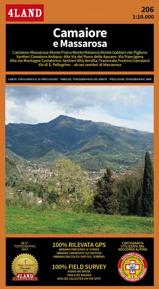 Camaiore e Massarosa 1:25.000 - copertina