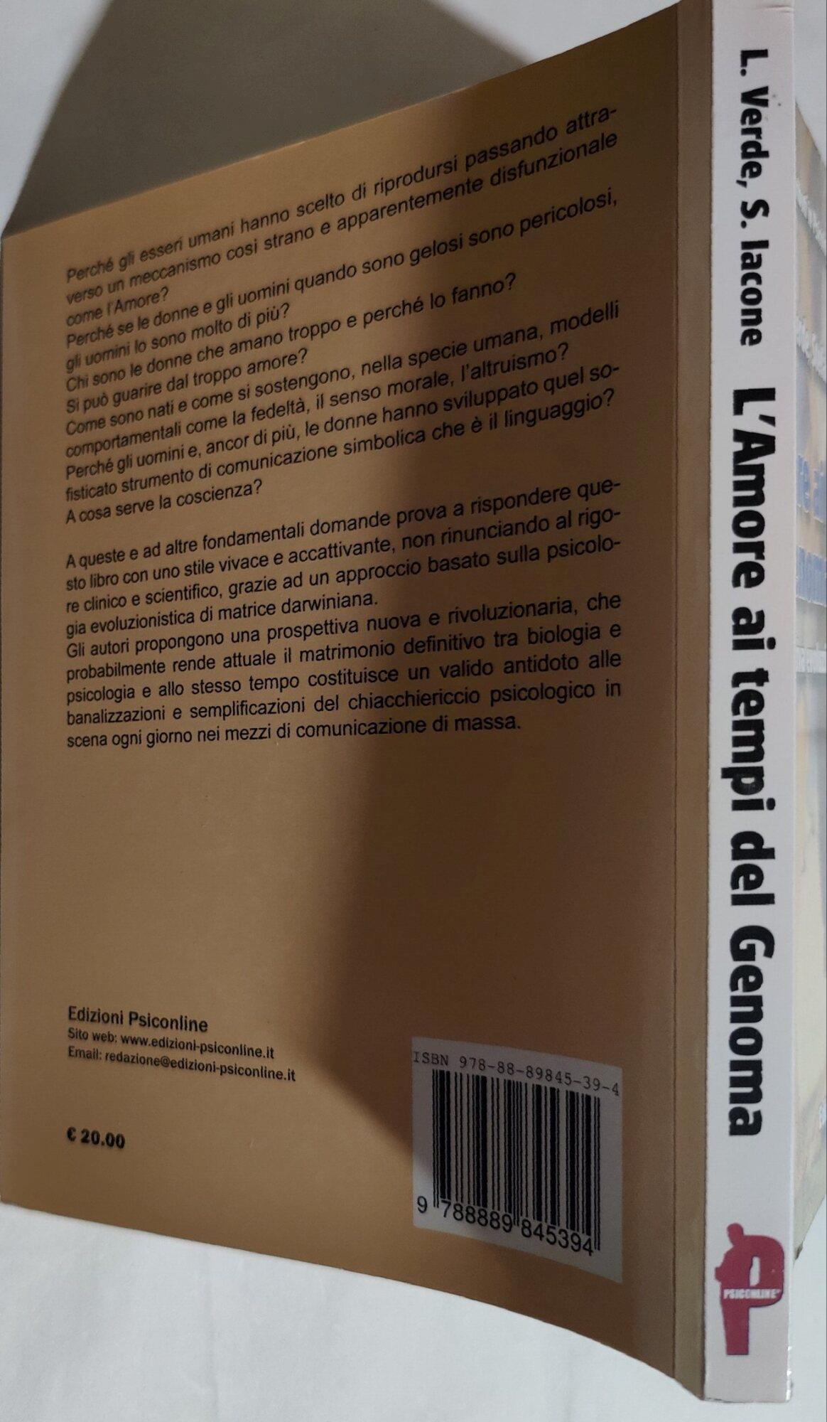 L'amore ai tempi del genoma. Una prospettiva evoluzionistica