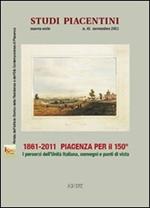 1861-2011 Piacenza per il 150°. I percorsi dell'unità d'italiana, convegni e punti di vista