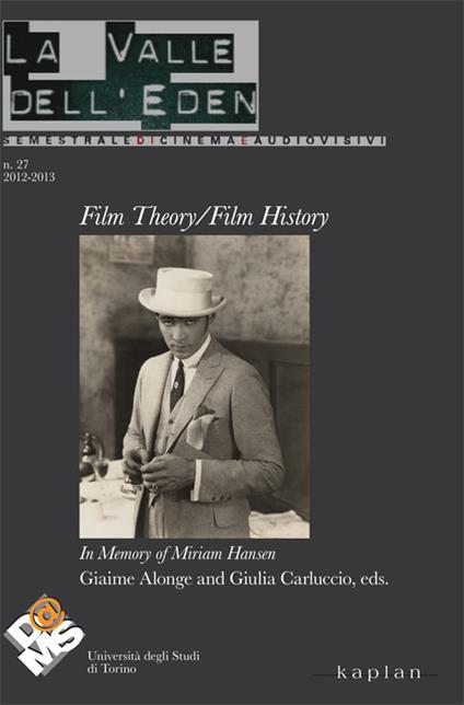 La valle dell'Eden (2012-2013). Vol. 27: Film theory/film history. - copertina