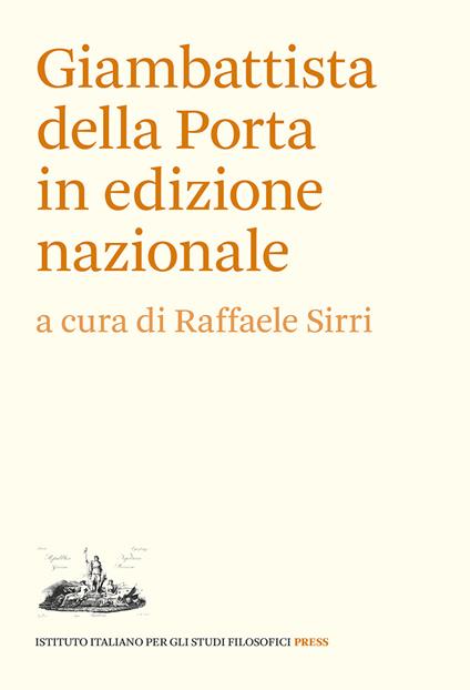 Giambattista della Porta in edizione nazionale - copertina