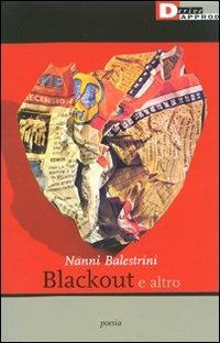 Blackout e altro - Nanni Balestrini - copertina