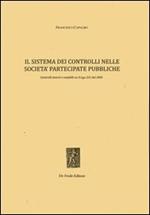 Il sistema dei controlli nelle società partecipate pubbliche. Controlli interni e modello ex D.Lgs. 231 del 2001