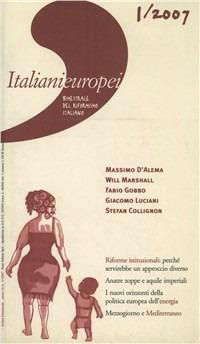 Italianieuropei. Bimestrale del riformismo italiano (2006). Vol. 7 - copertina