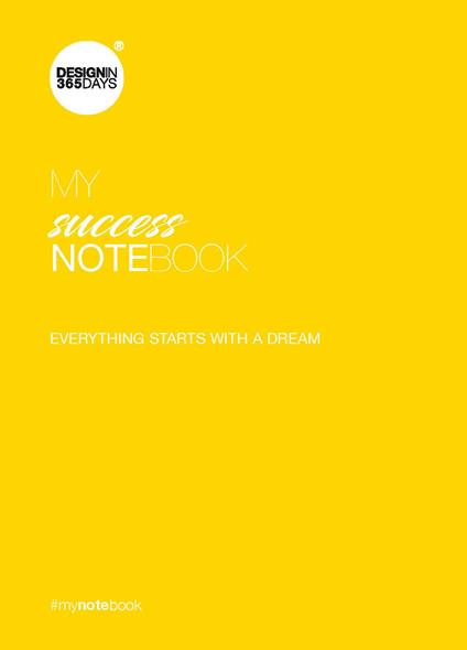 My success notebook. Everything starts with a dream - Christine Marie Marsan - copertina