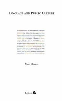 Libro Language and public culture Mena Mitrano
