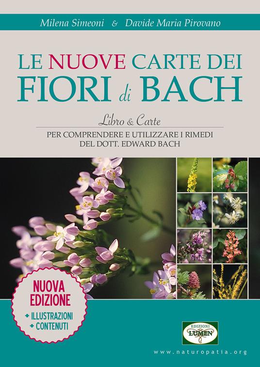 Le nuove carte dei fiori di Bach. Con carte - Milena Simeoni,Davide Maria Pirovano - copertina