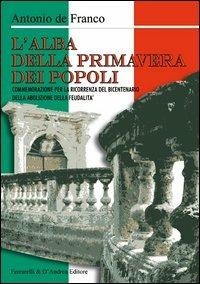 L'alba della primavera dei popoli - Antonio De Franco - copertina
