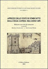 Apprezzo dello Stato di Fondi fatto dalla Regia Camera nell'anno 1690 - copertina