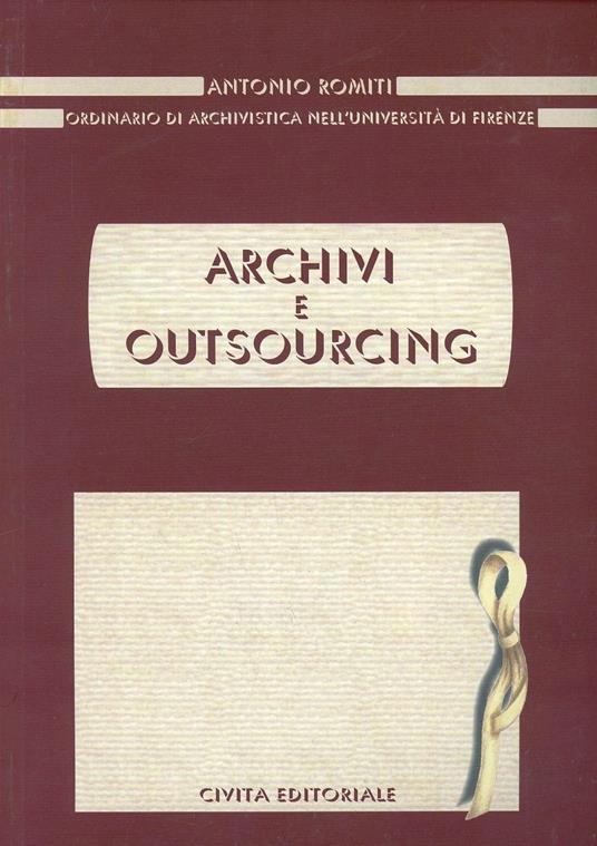 Archivi e outsourcing - Antonio Romiti - copertina