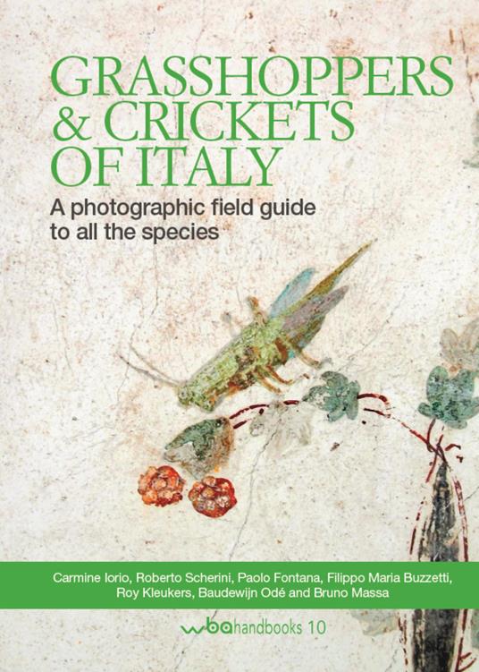 Grasshoppers and crickets of Italy. A photographic field guide to all the species - copertina