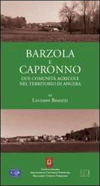 Barzola e Capronno. Due comunità agricole nel territorio di Angera - Luciano Besozzi - copertina