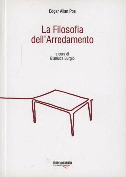 La filosofia dell'arredamento - Edgar Allan Poe - copertina