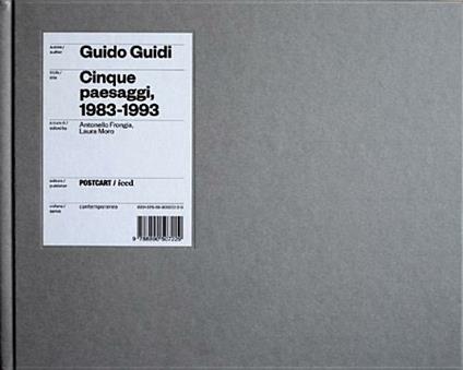 Cinque paesaggi, 1983-1993. Ediz. multilingue - Guido Guidi - copertina