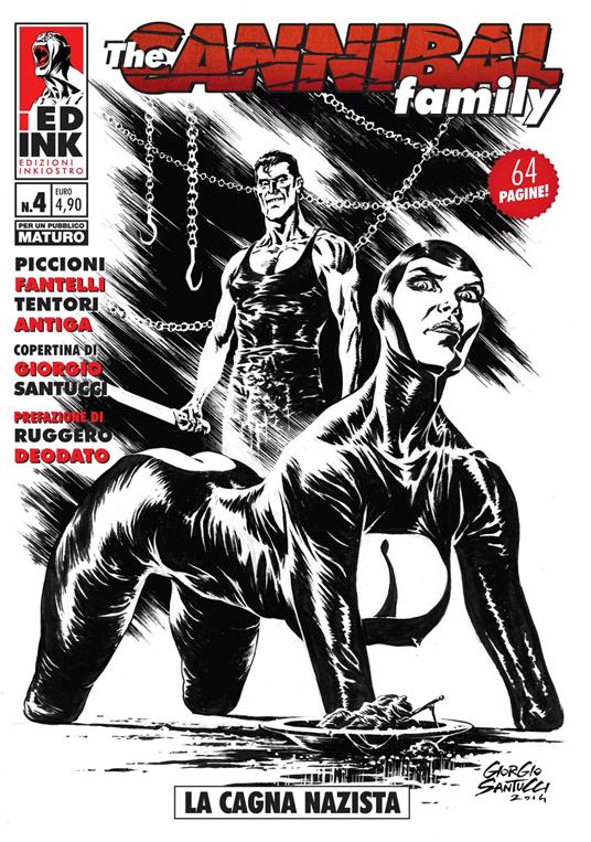 The cannibal family. Vol. 4: La cagna nazista - Stefano Fantelli,Rossano Piccioni - copertina