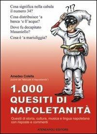 1000 quesiti di napoletanità. Quesiti di storia, cultura, musica e lingua napoletana con risposte e commenti - Amedeo Colella - copertina