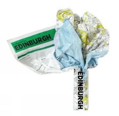 Crumpled city map. Edinburgh. Ediz. multilingue - copertina