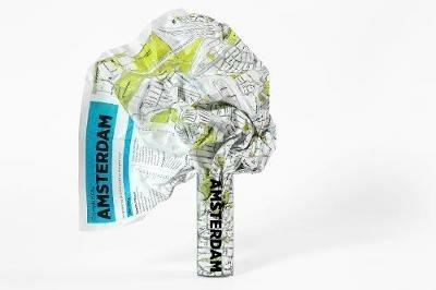 Crumpled city map. Amsterdam. Ediz. multilingue - copertina