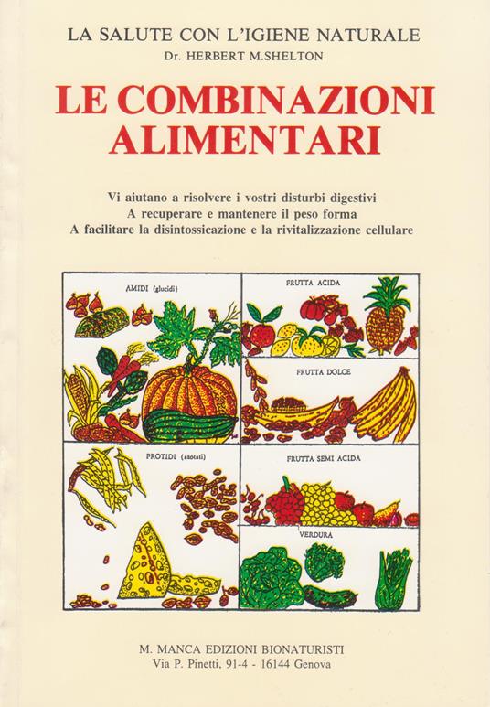 Le combinazioni alimentari. La salute con l'igiene naturale - Herbert Shelton - copertina