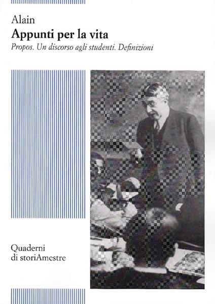 Appunti per la vita. Propos. Un discorso agli studenti. Definizioni - Alain - copertina