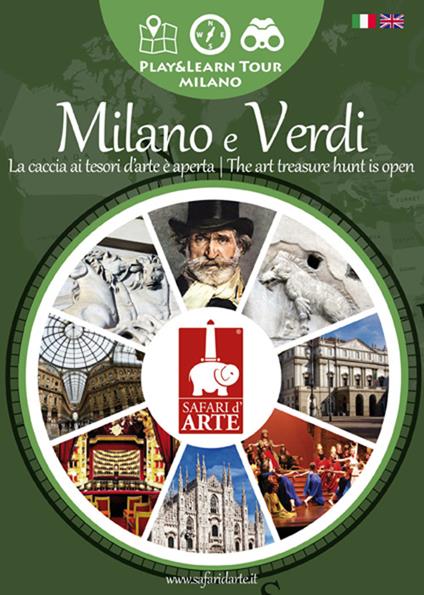Safari d'arte. Percorso Milano e Verdi. Ediz. italiana e inglese - copertina