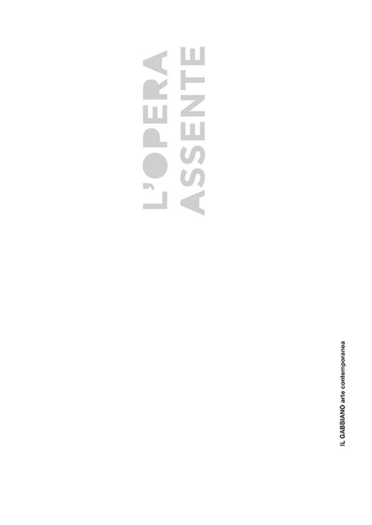 L' opera assente - Mara Borzone - copertina