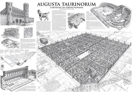 Augusta Taurinorum. Cartoline da Torino romana. Ediz. illustrata - Francesco Corni - copertina