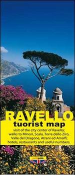 Ravello. Tourist map of Ravello and Scala