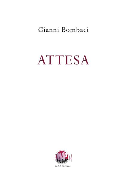 Attesa - Gianni Bombaci - copertina