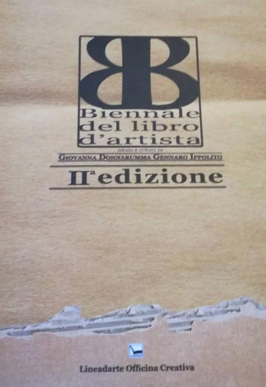 Biennale del libro d'artista. Mostra internazionale del libro d'artista 2ª edizione - copertina